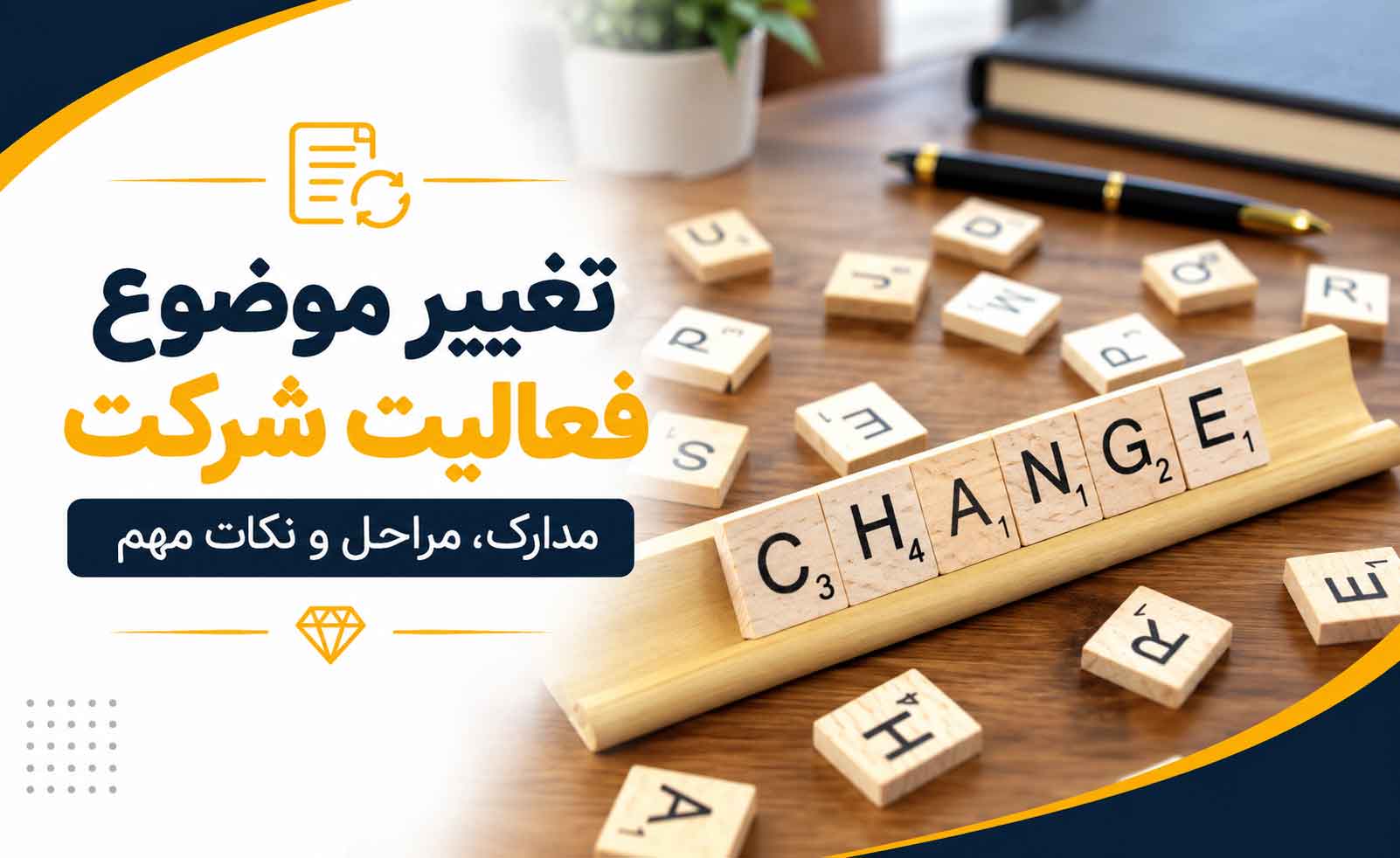 تغییر موضوع فعالیت شرکت