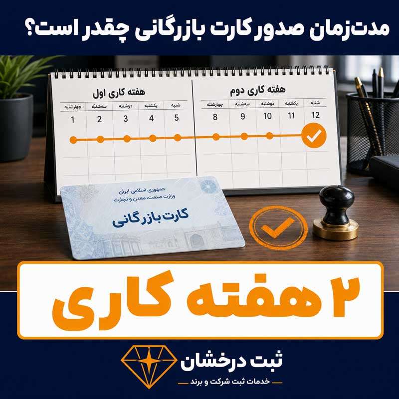 مدت‌زمان صدور کارت بازرگانی چقدر است؟