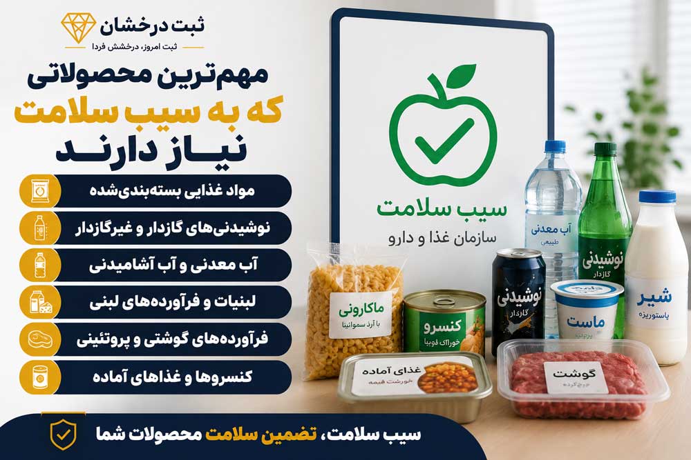 چه محصولاتی به دریافت سیب سلامت نیاز دارند؟