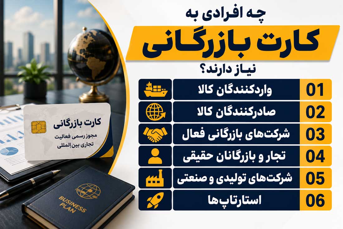 چه افرادی به کارت بازرگانی نیاز دارند؟
