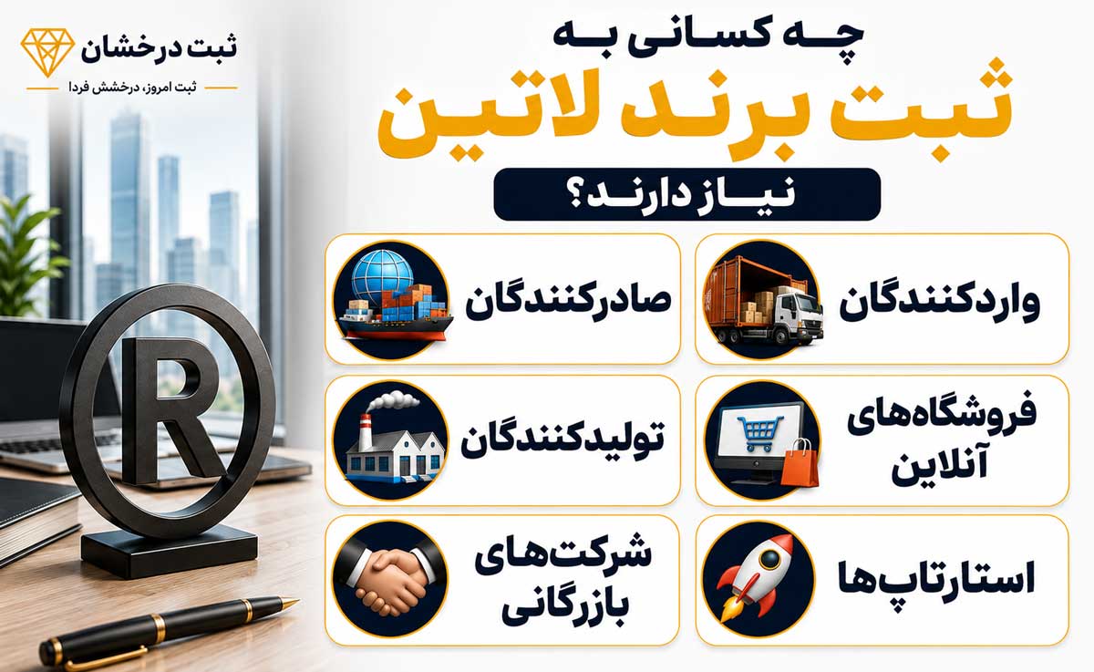 چه کسانی به ثبت برند لاتین نیاز دارند