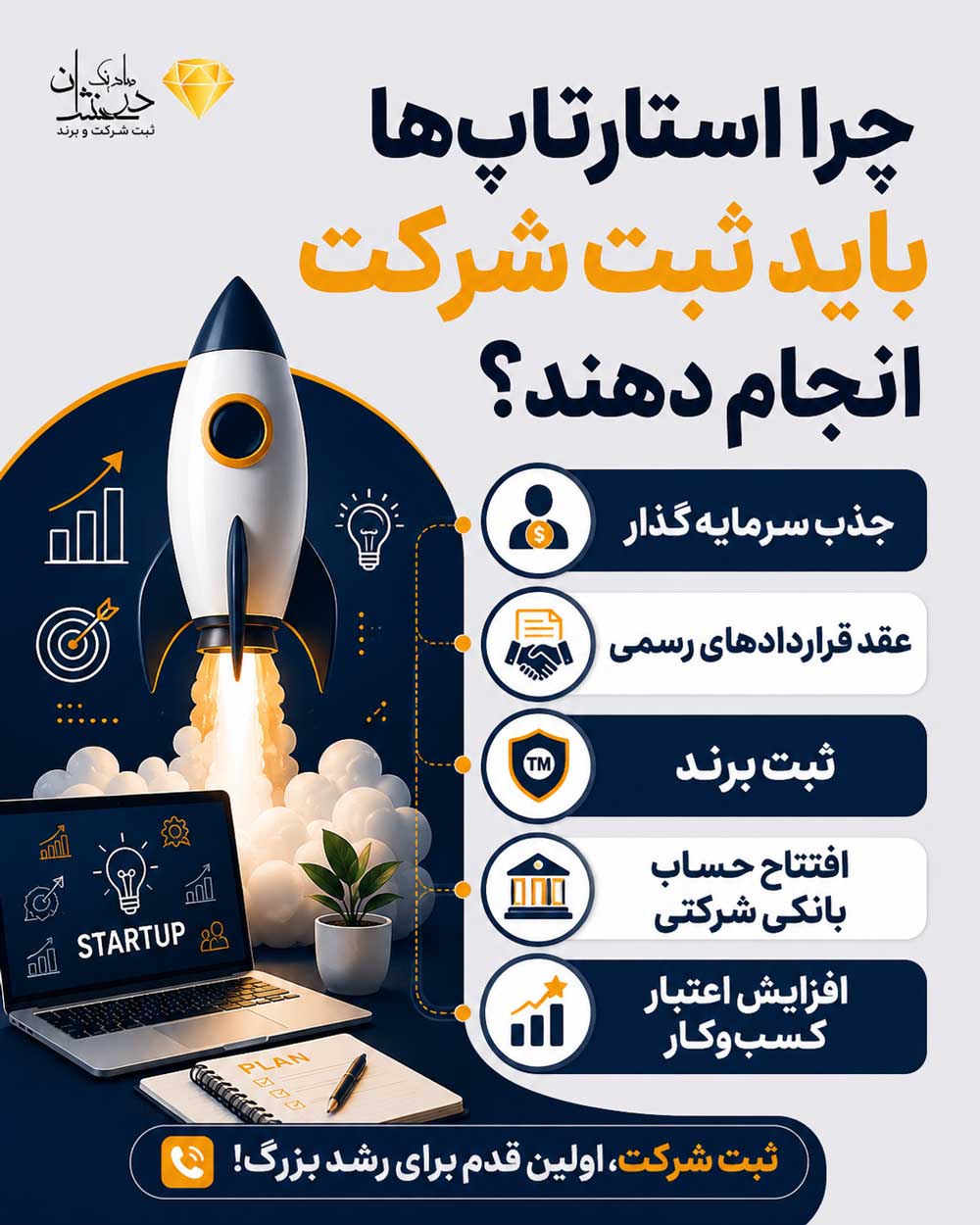 چرا استارتاپ‌ها باید ثبت شرکت انجام دهند؟